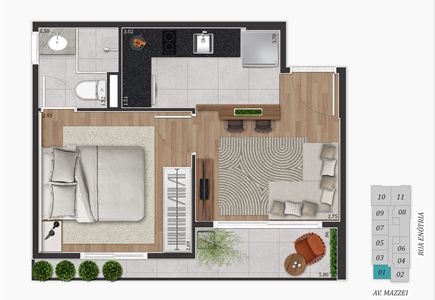 Planta Final 01 28,72m&sup2;