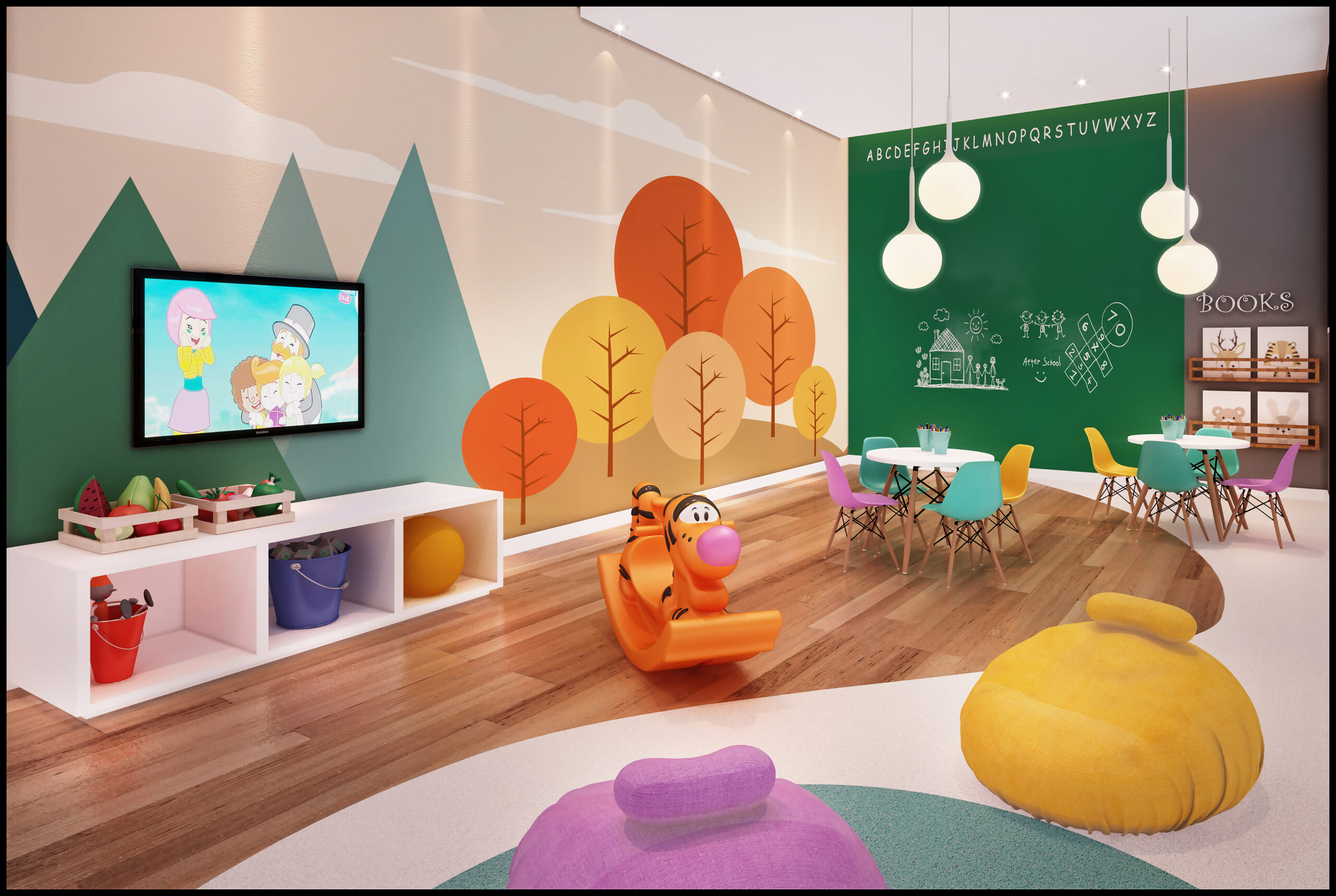 Quais são as vantagens dos espaços kids em condomínios?